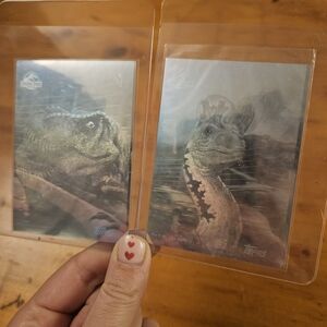 Topps Jurassic Park Reptile Trading Cards - Gray